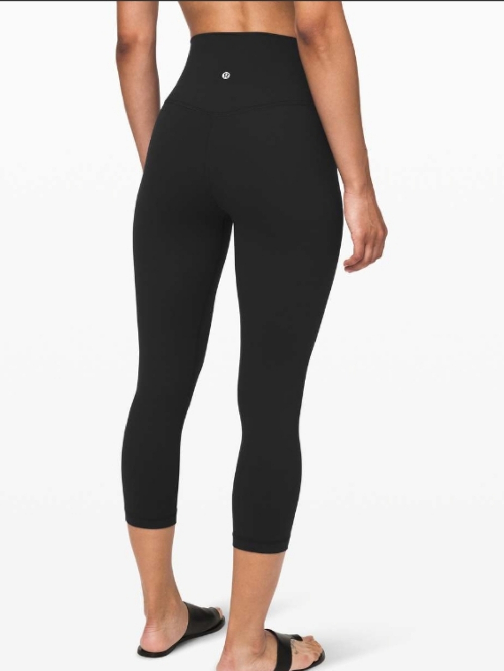 Lululemon Align Crop 21" Black EUC